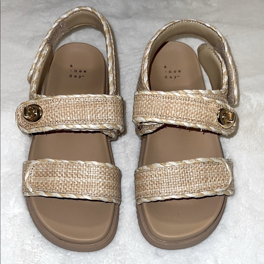 A New Day Tan Sandals with Cushioned Footbed
